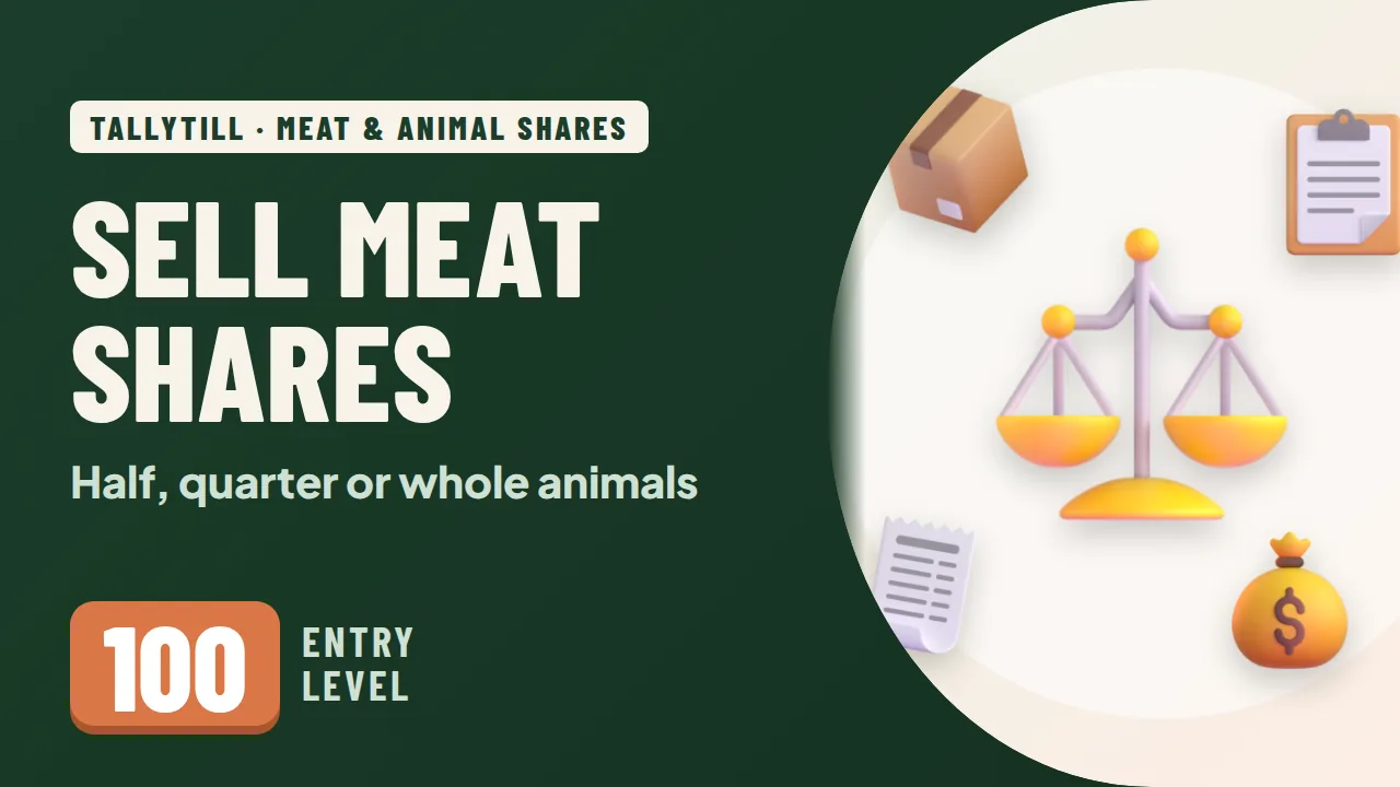 Video: sell a whole animal by the half or quarter, with lots and pricing